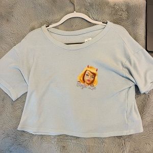 Boys Lie “Ken You Not” blue thermal T-shirt, medium